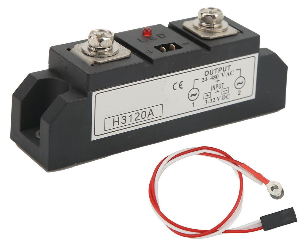 Industrielles Halbleiterrelais SSR 3-32 V DC-Eingang bis 24-480 V AC-Ausgang für Drehmaschinenfahrzeuge