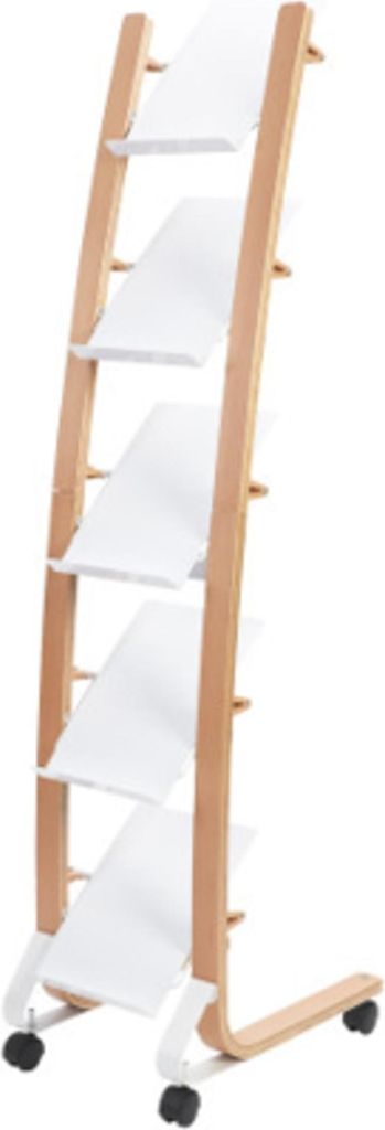 ALBA Prospektständer DD5PMW BC 5Fächer holz/ws