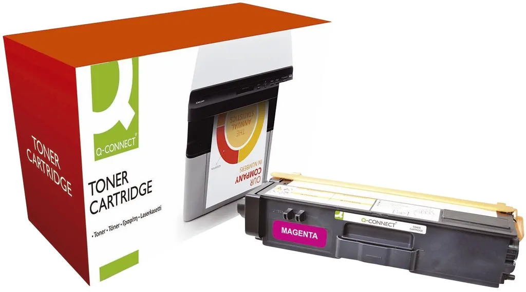 Toner Magenta KF15876 Q-Connect : imprimez sans taches ni bavures