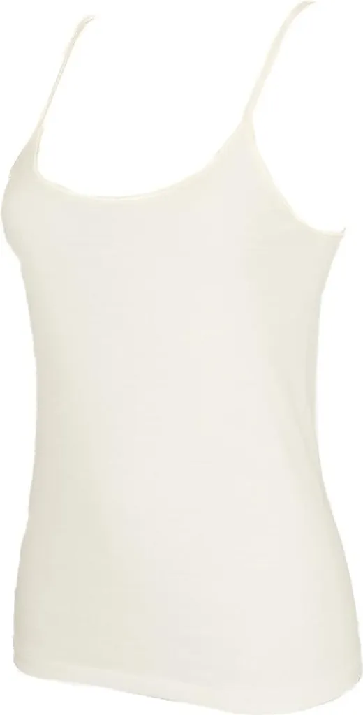 Sous-pull débardeur femme en laine et soie Ragno, tricot fin luxe XS