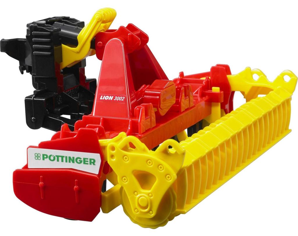 BRUDER Pöttinger Lion 3002, Czerwony, Żółty Zdjęcie produktu 
