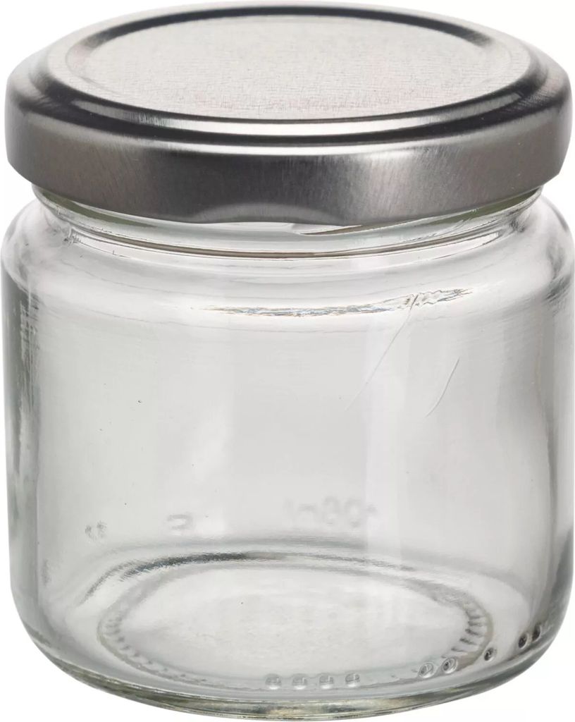 Zaváracie poháre Gastro 106 ml, strieborné skrutkovacie Obrázok produktu 