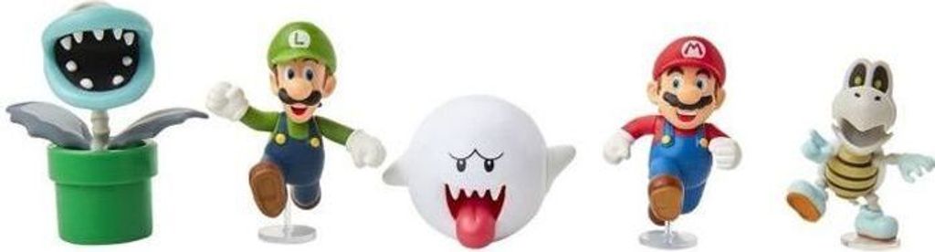 lot de 5 figurines - JAKKS PACIFIC - Super Mario Bros : Image du produit 