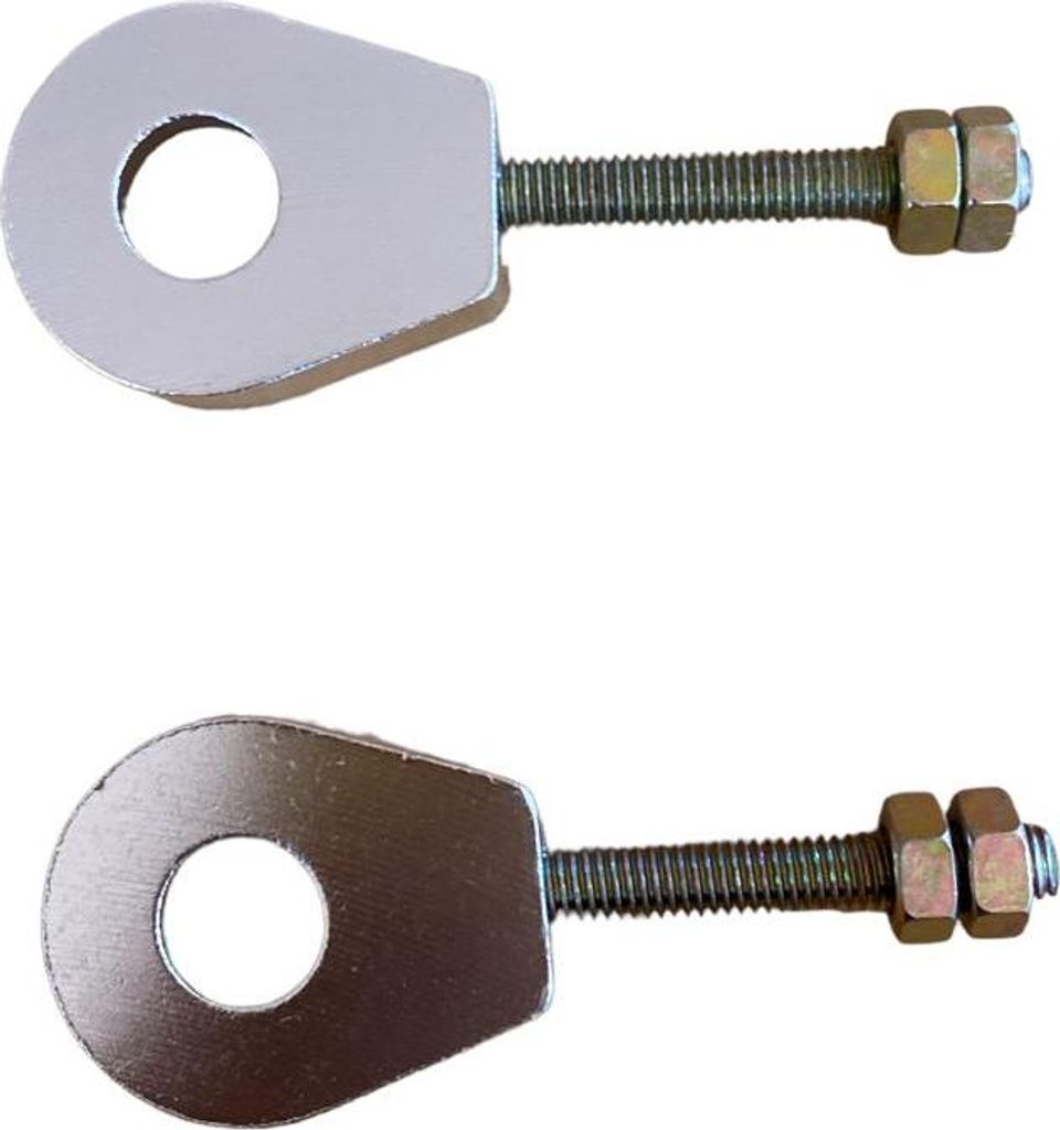 Kettenspanner Typ11 12mm Silber Dirt Bike Pit Bike Moto Cross Orion HMParts