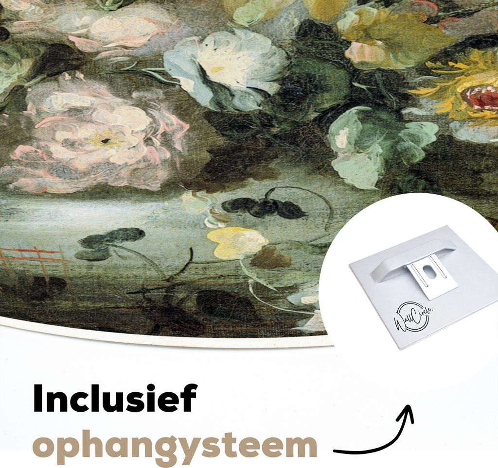 MuchoWow - Schlafzimmer - Bilder - Der Kreis - Kunst für die Wohnung - Plastik - Kunstdruck - Wandbild