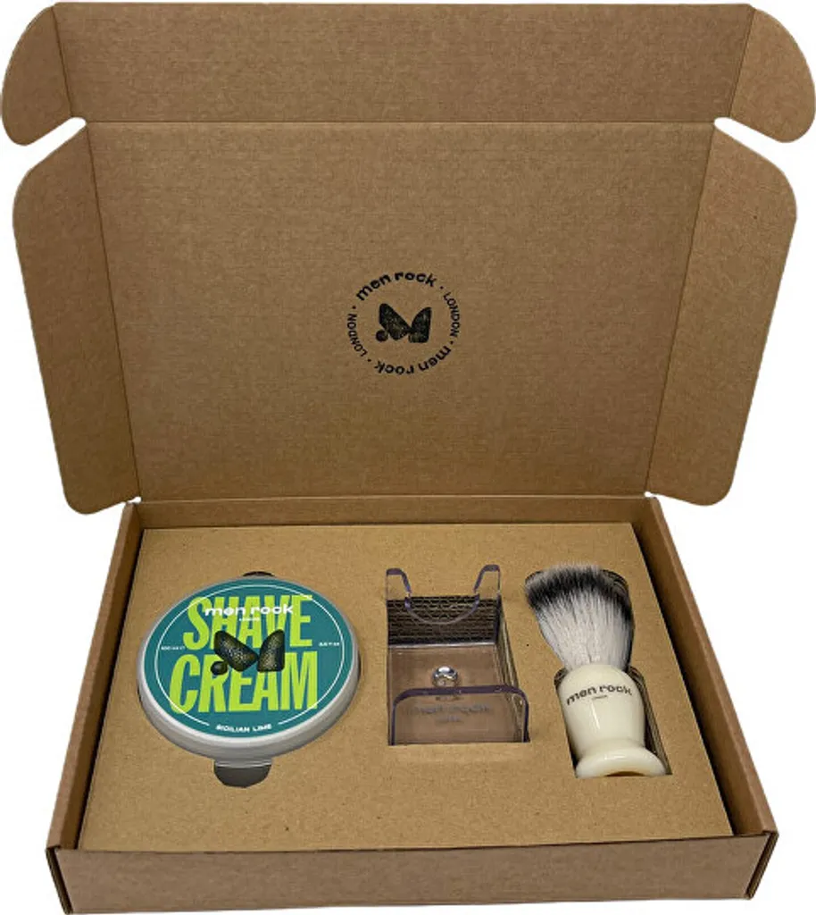 Coffret de rasage au citron vert de Sicile kit complet pour homme