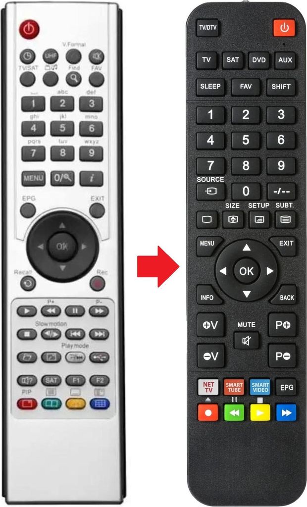 Fernbedienung geeignet für OPTICUM 9500HD-PVR