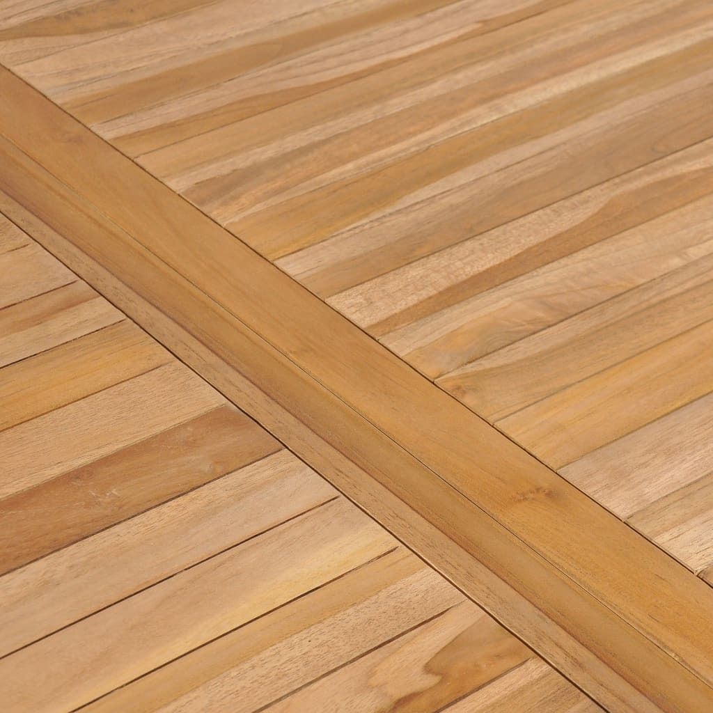 vidaXL Stół ogrodowy 150x90x77 cm lite drewno tekowe Zdjęcie produktu 3