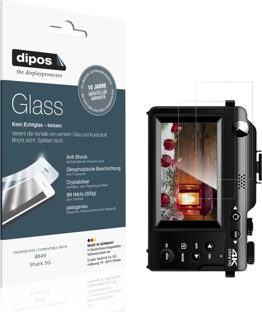 2x Schutzfolie für LONGYI X9 - Anti-Shock 9H Folie dipos Glass Kunststoffglas