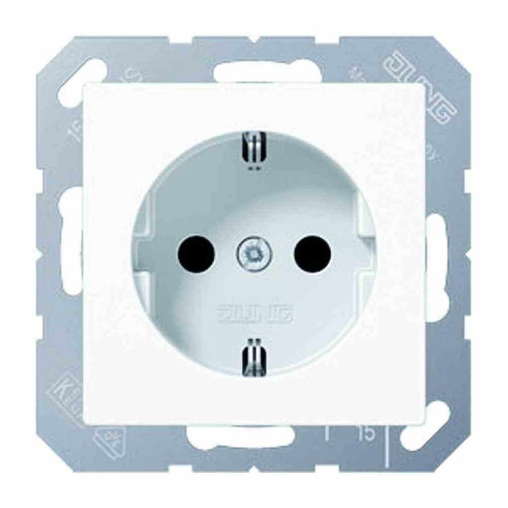 JUNG SCHUKO Steckd.o.Kralle A1520NWW Produktbild 