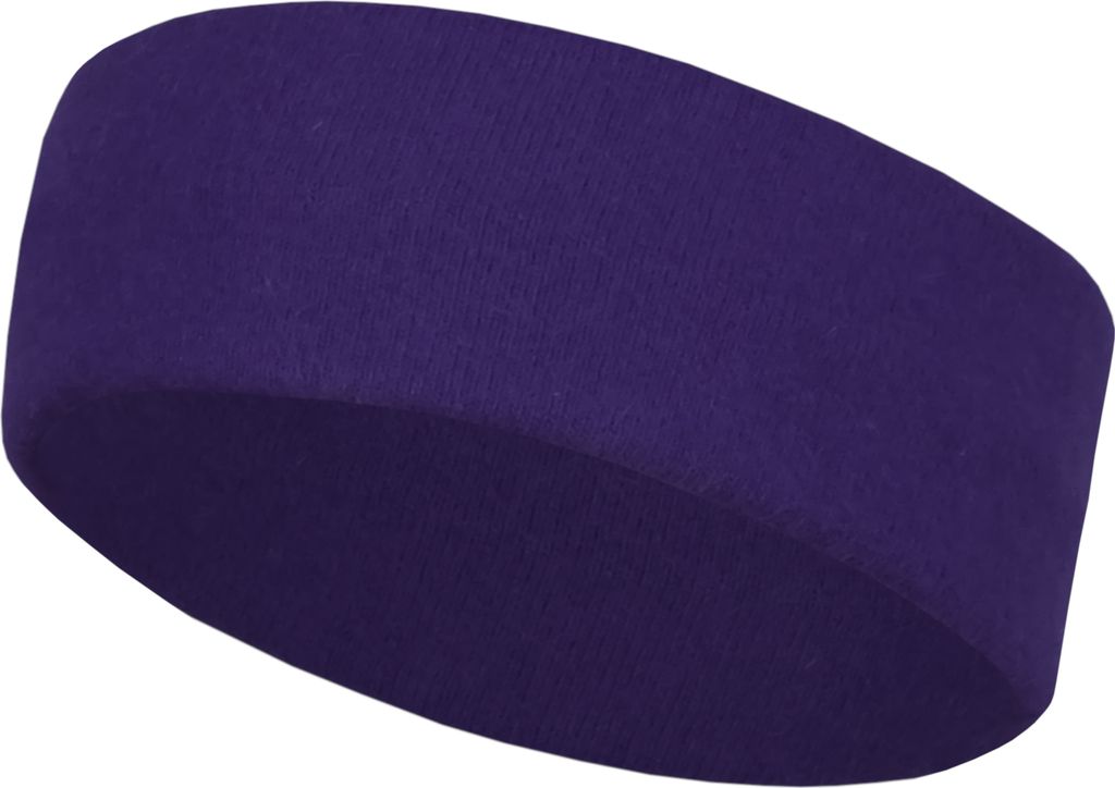 wobera Angora Stirnband für Damen und Herren (Farbe: lavendel)