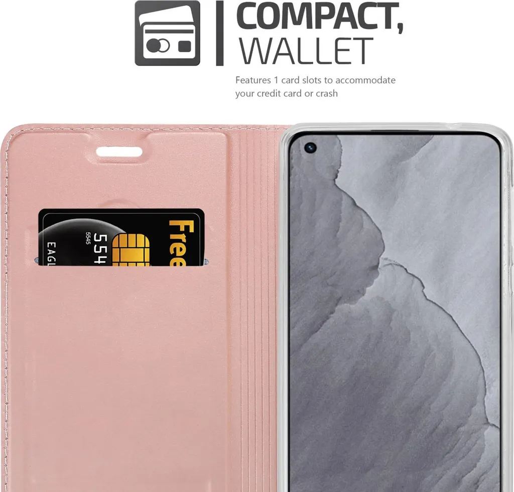 Recensione Custodia Realme GT Master Cadorabo Rosa a Libro - 5