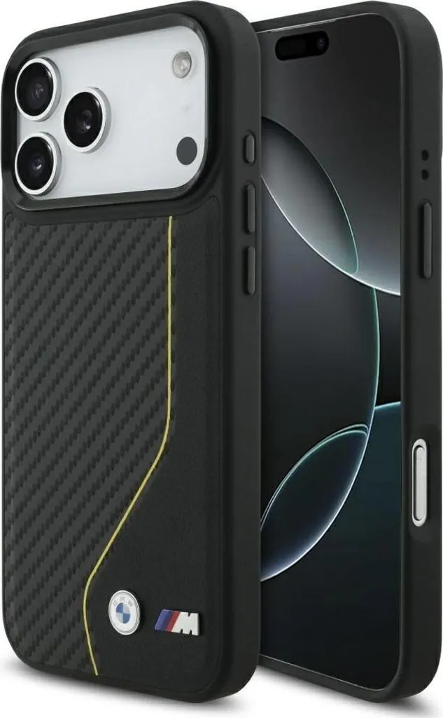 BMW M Carbon Line MagSafe Case iPhone 17 Pro Max - Giallo