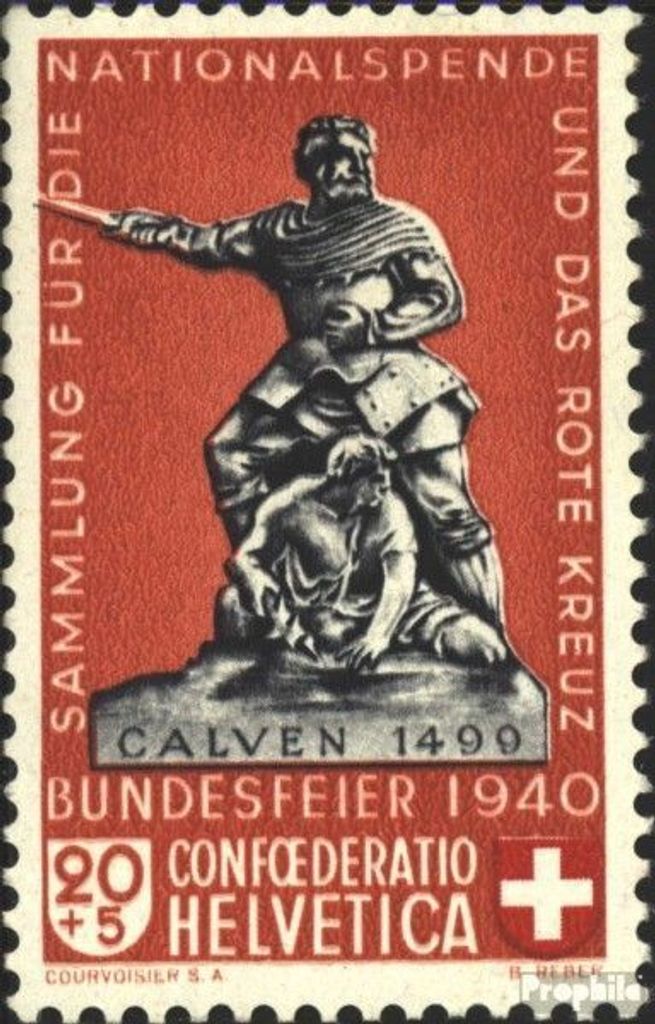 Briefmarken Schweiz 1940 Mi 368 (kompl.Ausgabe) gestempelt Pro Patria