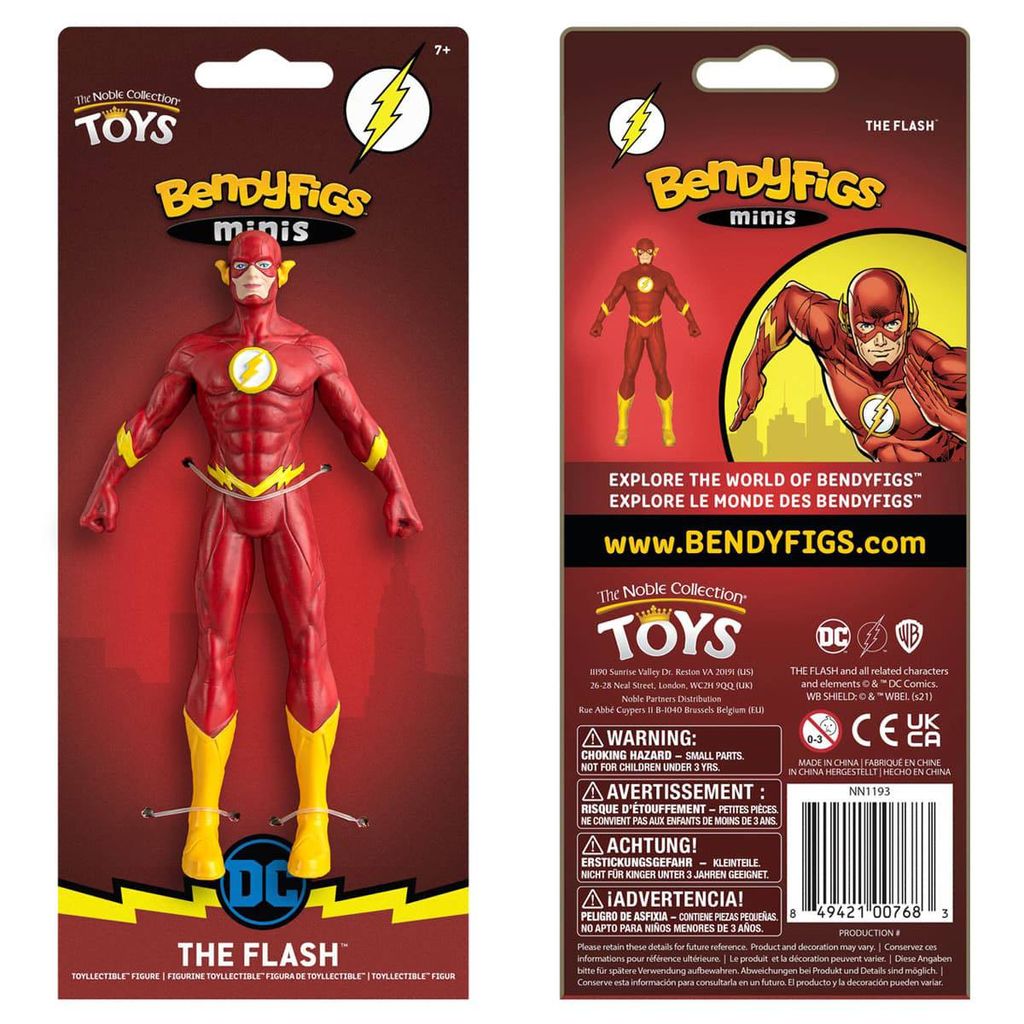 Noble Collection DC Comics Bendyfigs Biegefigur Flash 14 cm Obrázok produktu 