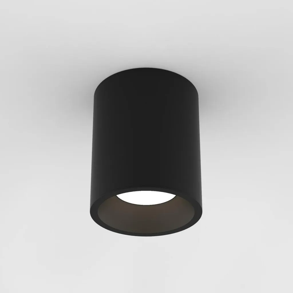 Éclairage plafond étanche IP65 ASTRO Kos Round LED noir fini les zones sombres
