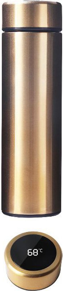 Thermoflasche Gold mit Temperaturanzeige 450 ml Produktbild 