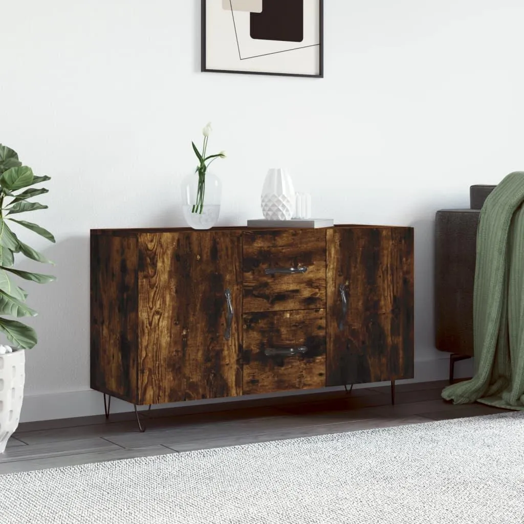 Credenza vidaXL Rovere Affumicato 100x36x60 cm - Qualità Vera
