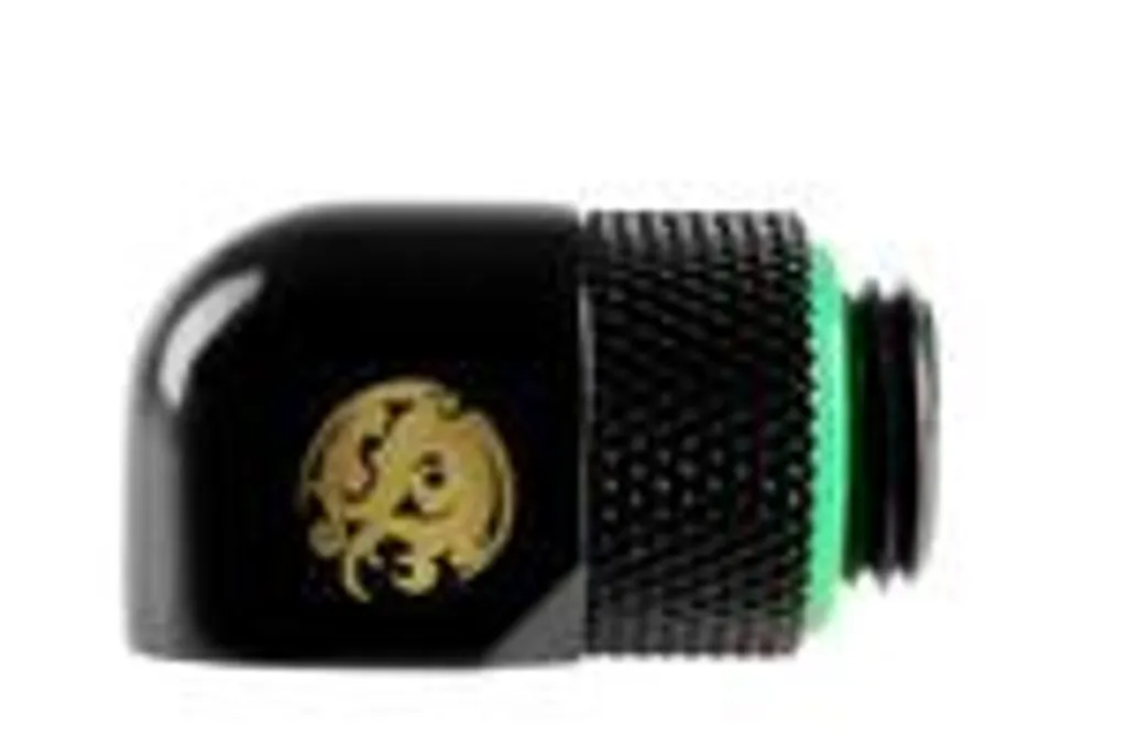 Adaptateur Coudé G1/4 Pivotant pour Watercooling PC - Finition Noir Mat - 2