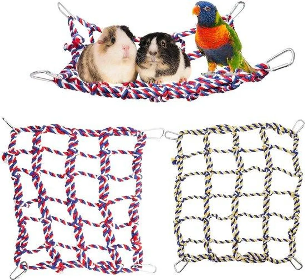 Petit Filet de Jeu Coloré 35cm pour Animaux - Pont et Escalade Lot 2