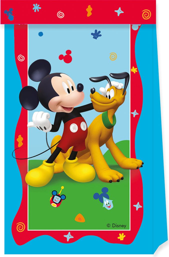Mickey Mouse Papiertüten Geschenke 4 Stk