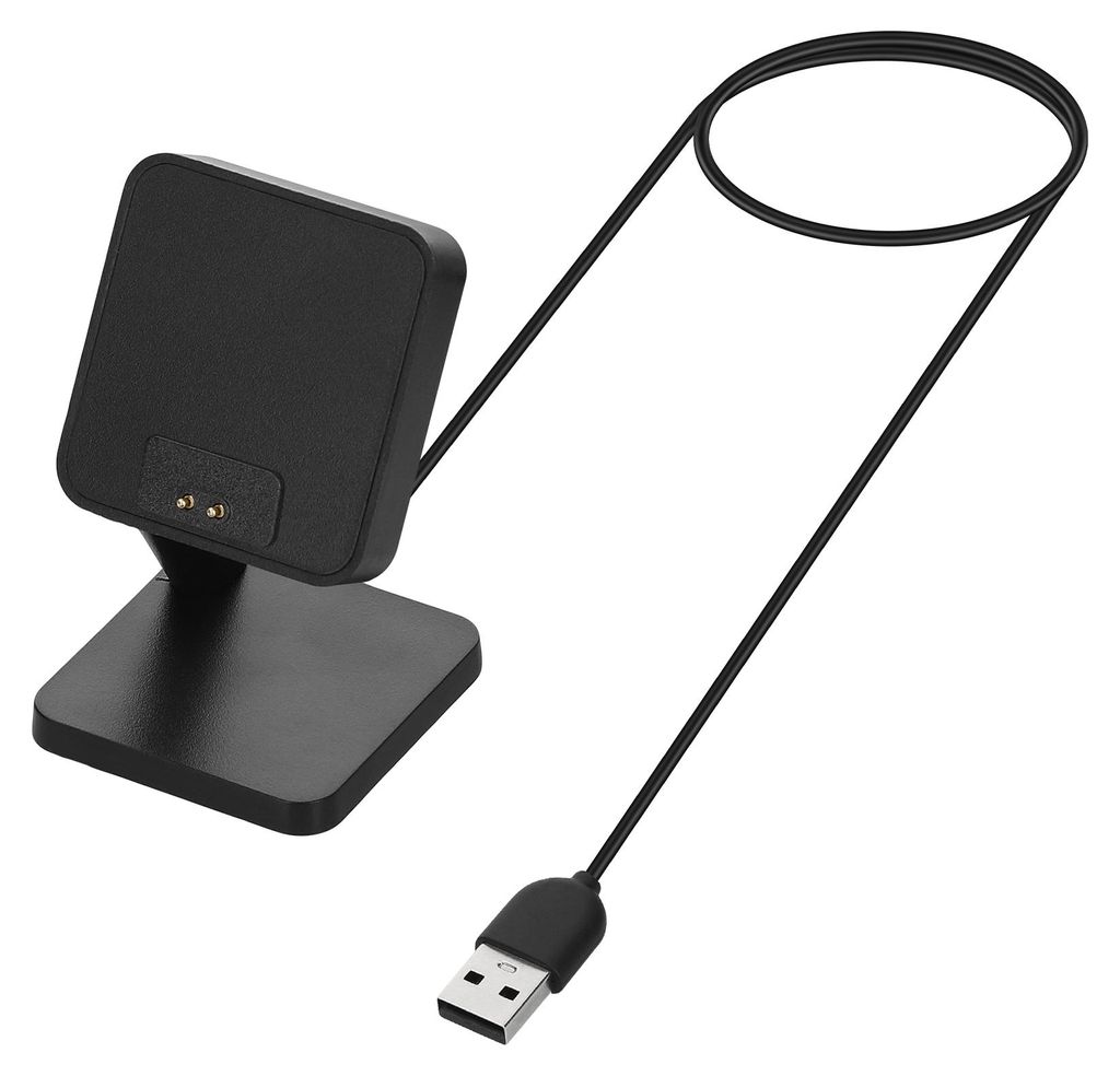 kwmobile USB Ladegerät kompatibel mit Xiaomi Redmi Band 2 - USB Kabel Charger Stand - Smart Watch Ladestation - Docking Station - Ladekabel mit