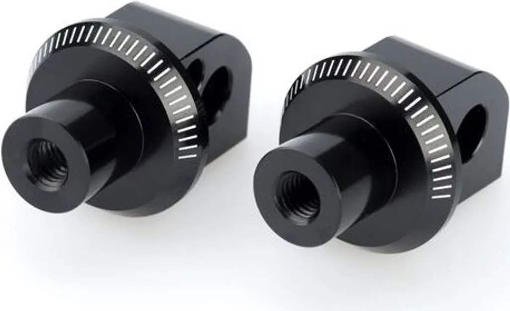 Cale-pieds PUIG 6458N pour YAMAHA YZF-R1 Style Vintage Noir Confort