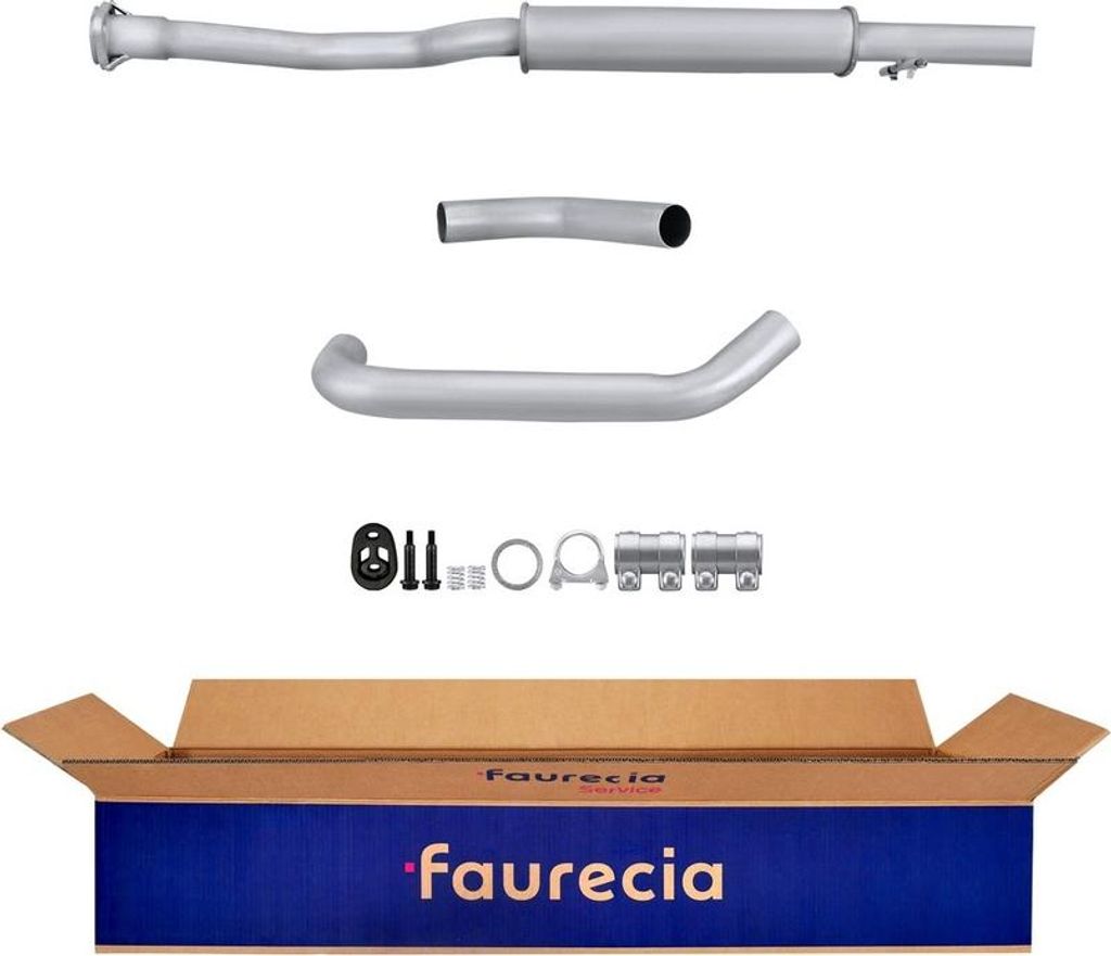 Mittelschalldämpfer FAURECIA IAM-Expertise für u.a. FORD ESCORT