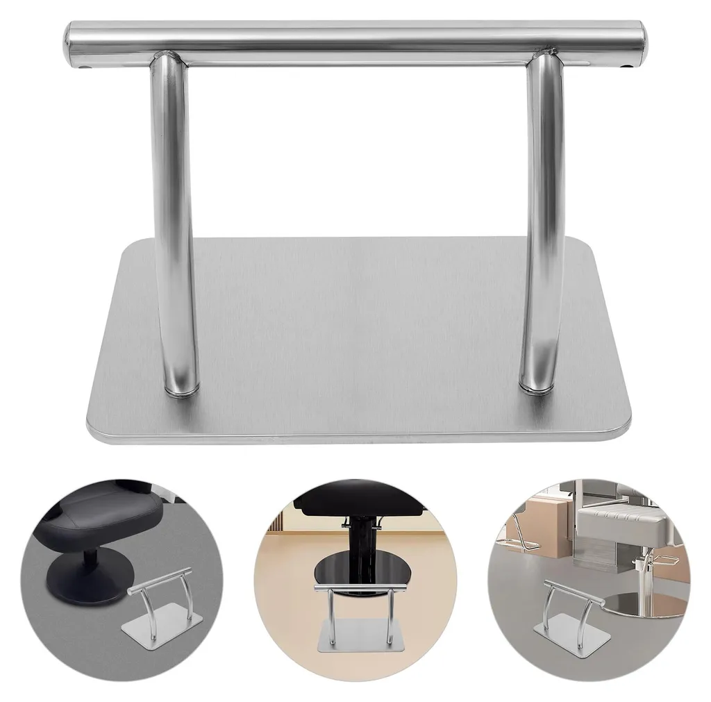Support de Pieds de Bureau Design Élégant Argent, Structure Métal Robuste