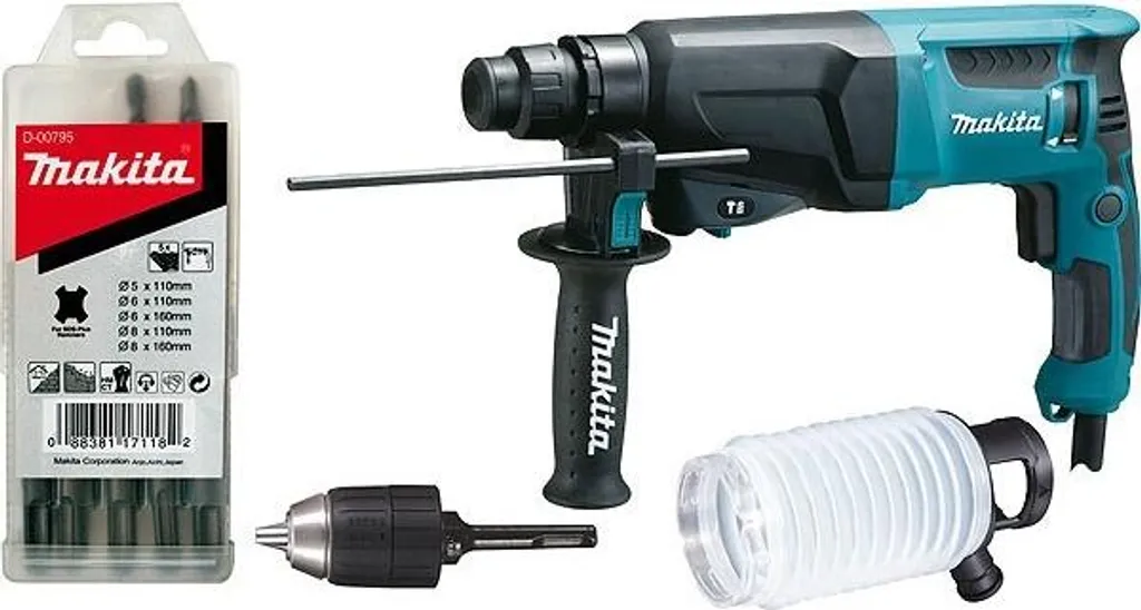 Perforateur filaire Makita 720W idéal pour travaux de rénovation
