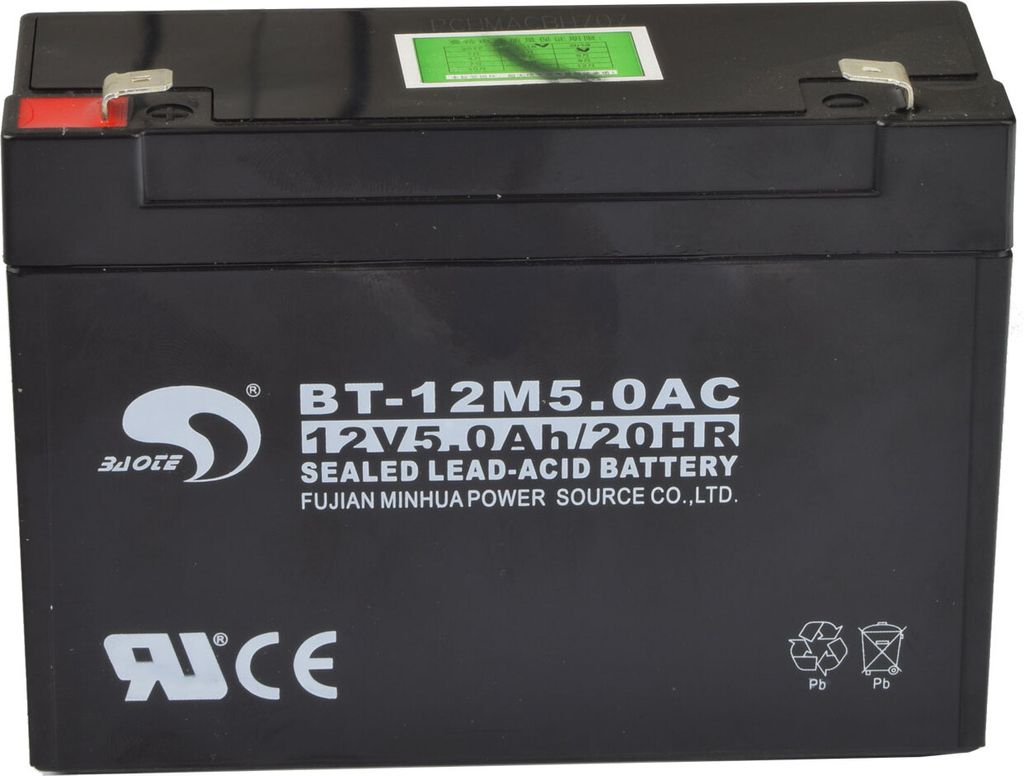 Agora-Tec® Blei Gel Akku 10W-BL 12 Volt 5 Ah Produktbild 