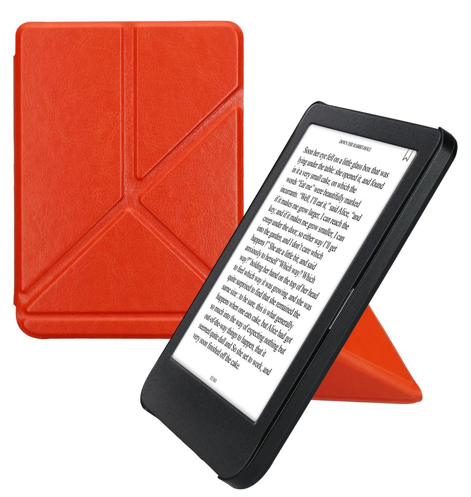 kwmobile Schutzhülle für Kobo Clara BW / Clara Colour / Tolino Shine (5) / Shine Color Hülle - Kunstleder Case - eReader Klapphülle mit Auto Sleep
