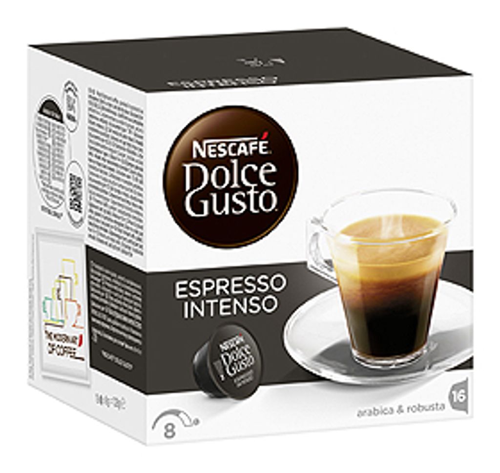 DOLCE GUSTO Espresso Intenso Descafeinado (7) - Pack De 16