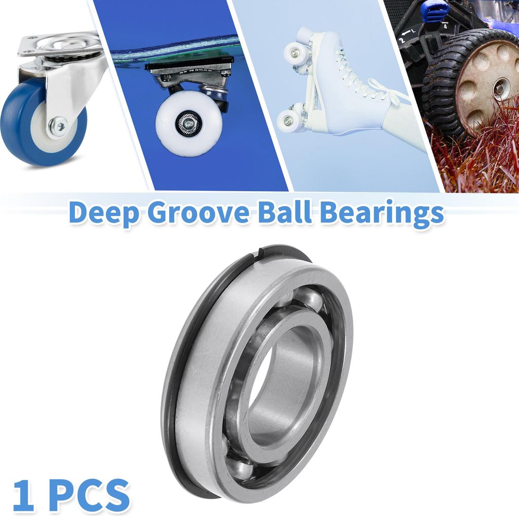 6206NR Rillenkugellager 30x62x16mm P0 Offene Art Geschmierte Lager 1 Stk Auto Roller Skateboard Rad Universal Silber Ton