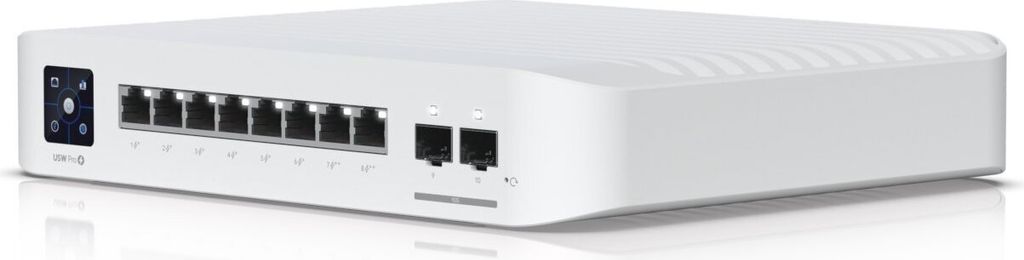 UbiQuiti UniFi USW Pro PoE 802.3at/bt 8-Port Gigabit Switch mit Layer3 Features
