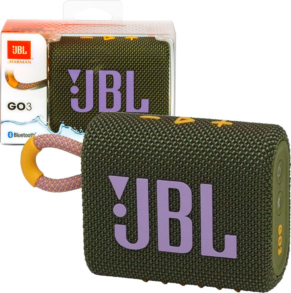 JBL by Harman Go3 mini głośnik Bluetooth Green Neu Zdjęcie produktu 