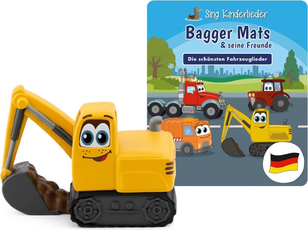 Sing Kinderlieder - Bagger Mats & seine Freunde: Die Produktbild