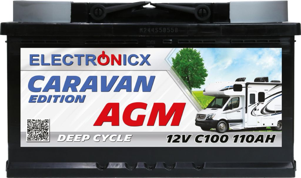 Electronicx Caravan Edition V2 AGM Batterie 110Ah 12V - Produktbild 