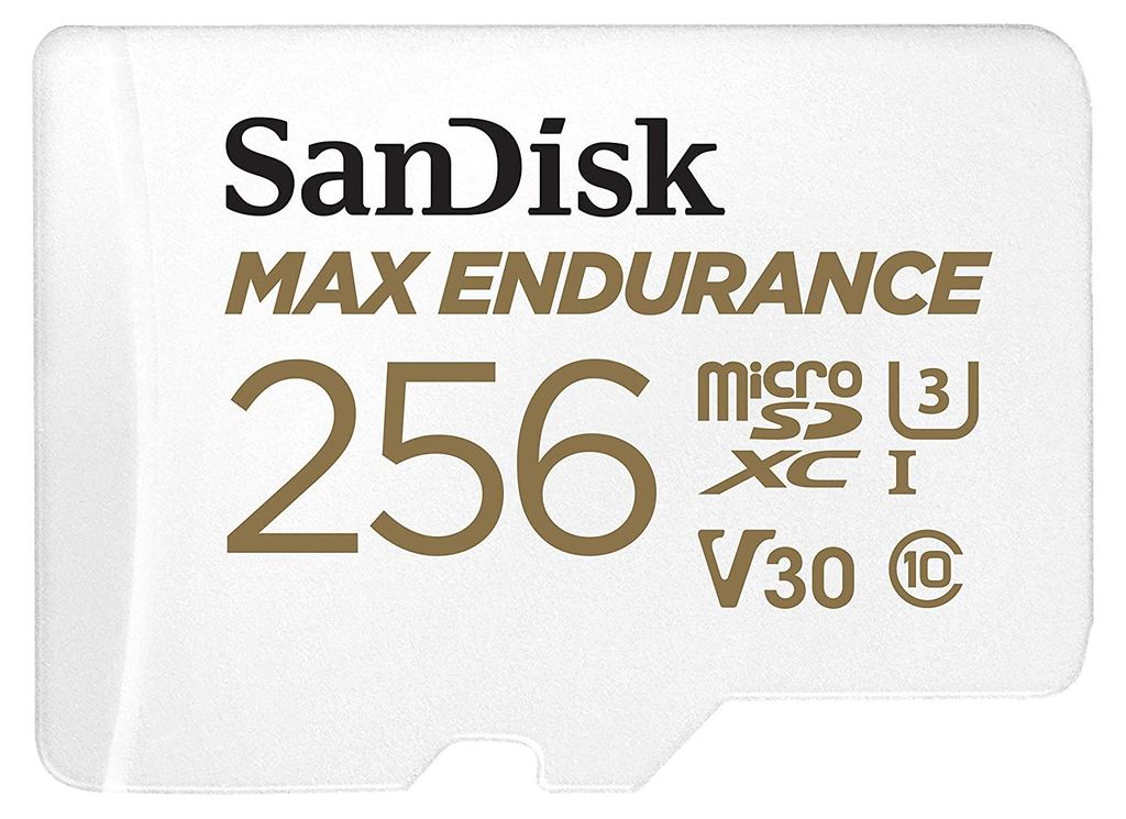 SanDisk MAX ENDURANCE, 256 GB, MicroSDXC, Klasse 10, UHS-I, Produktbild 