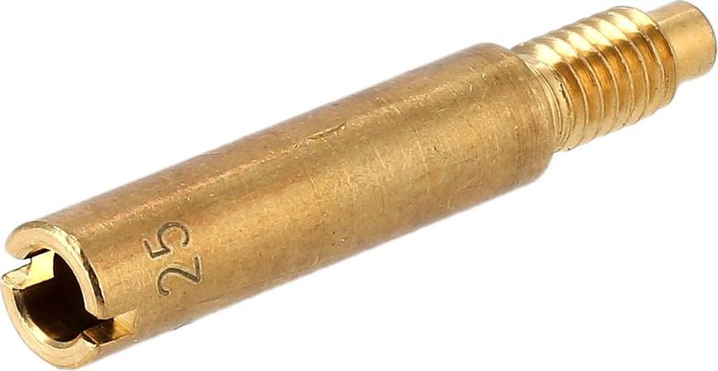 Leerlaufdüse für BVF Vergaser, lange Ausführung, Ø Düse: 25