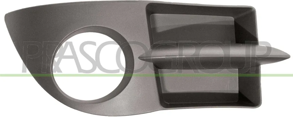 Grille de pare-chocs droit pour Renault Clio 3 - Modèle PRASCO RN3242133