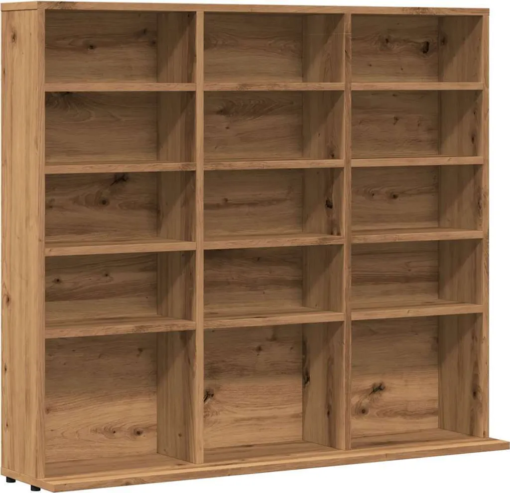 Mobile Porta CD Moderno Rovere Artigianale 100cm | Design vidaXL
