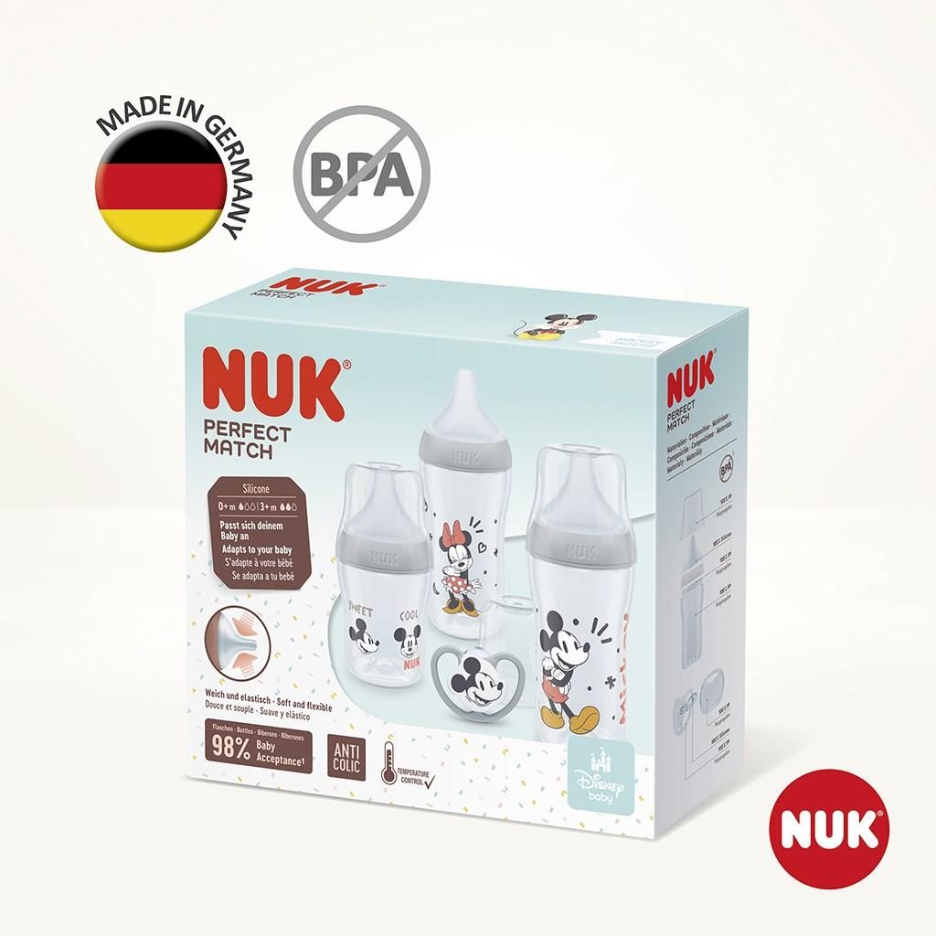 NUK 10225330 NUK Perfect Match Disney Mickey Mouse Set, Immagine del prodotto 