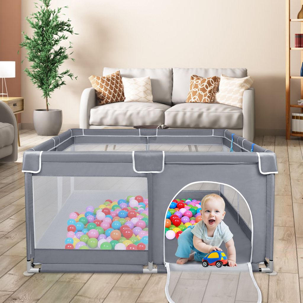 LZQ Detská ohrádka Zábrana 127x127cm Centrum aktivít s Obrázok produktu 9