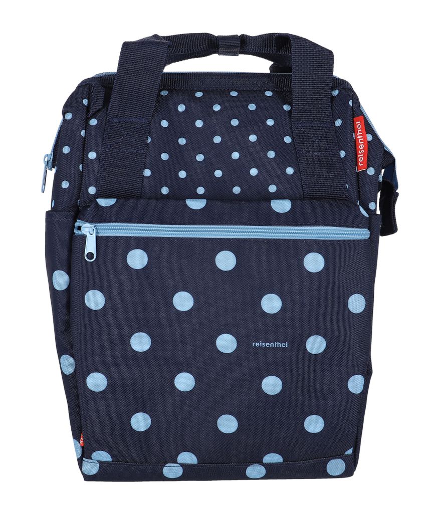 Klickfix Gepäckträgertasche ROOMY GT mixed dots blue, Produktbild 