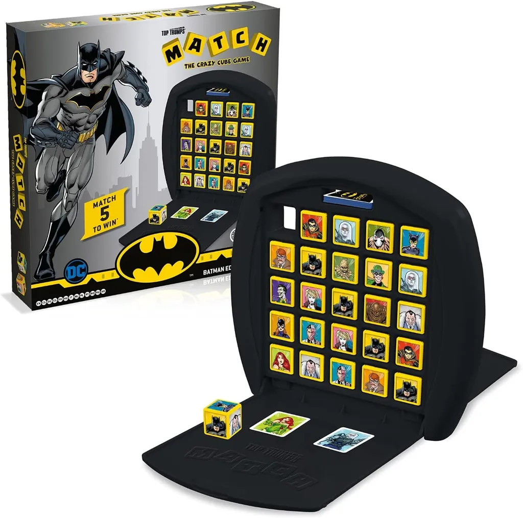 Jeu de Société Top Trumps Match Batman - Jeu de Réflexion 5 en Ligne - 5