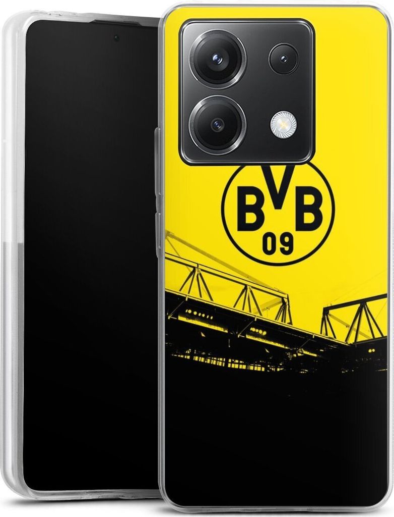 DeinDesign Handyhülle für Xiaomi Poco X6 Silikon Hülle Case Smartphone Schutzhülle BVB Borussia Dortmund Fanartikel