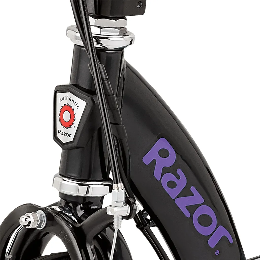 Trottinette Razor E100 Power Core ALU Violette : Stable et sans Chaîne - 12