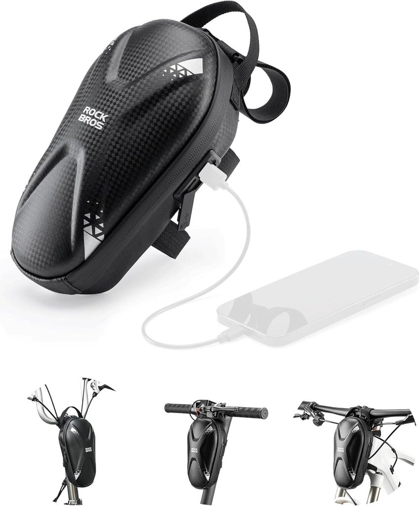 ROCKBROS Borsa per e-scooter Borsa manubrio idrorepellente Immagine del prodotto 