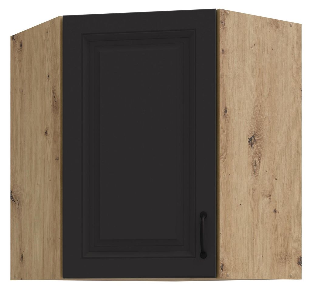 Eckhängeschrank 60x60 cm Stilo Grau Eiche Artisan Produktbild 